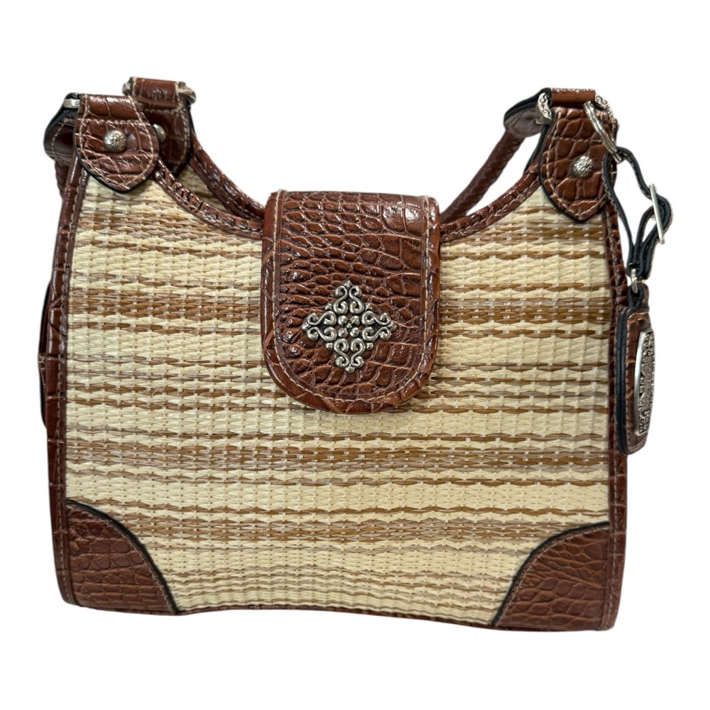 Y2K Rosetti Brown and Cream‎ Shoulder Bag